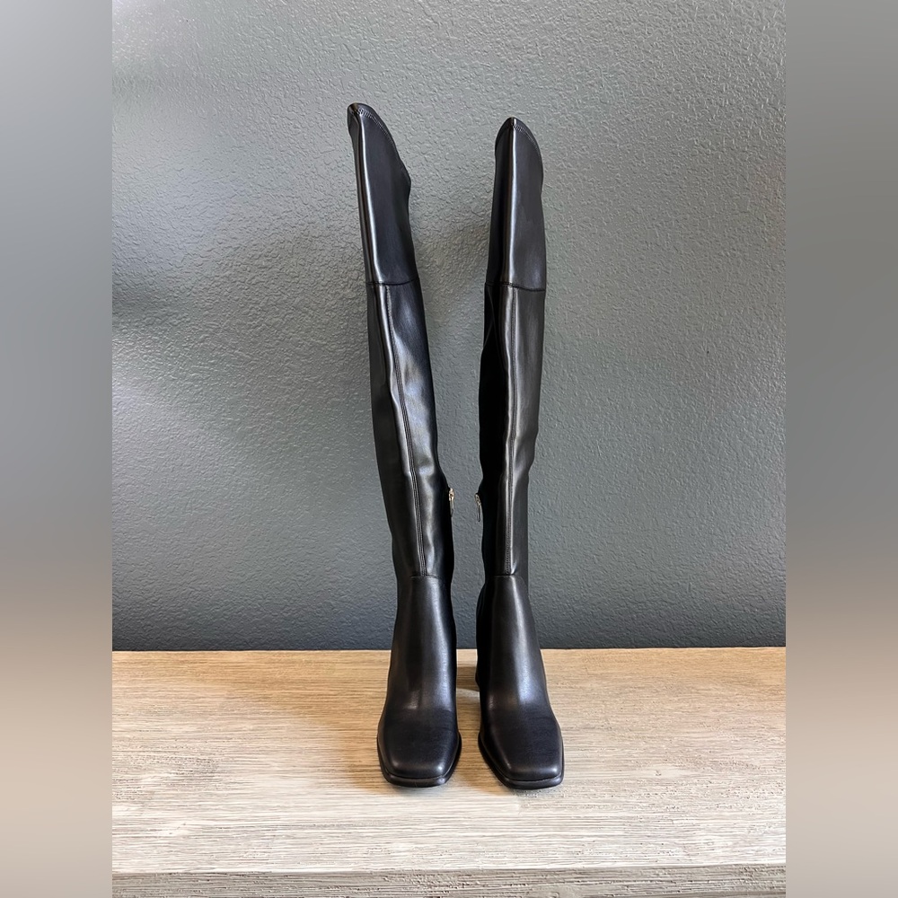 🆕 Marc Fisher Black Over the Knee Boots - Picture 6 of 9